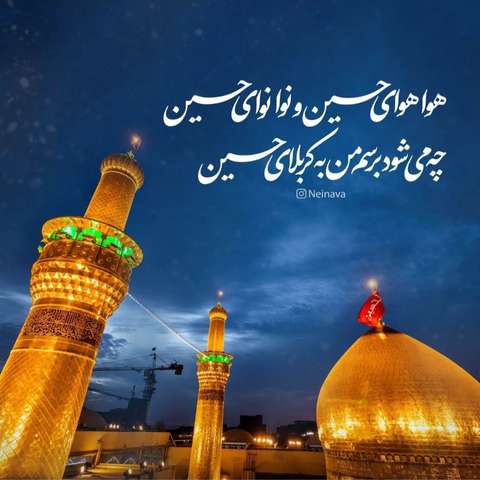 میثم مطیعی پشت سر مرقد مولا